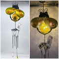 Bee Solar Wind Chime Light – Metal Garden Hanging Decor